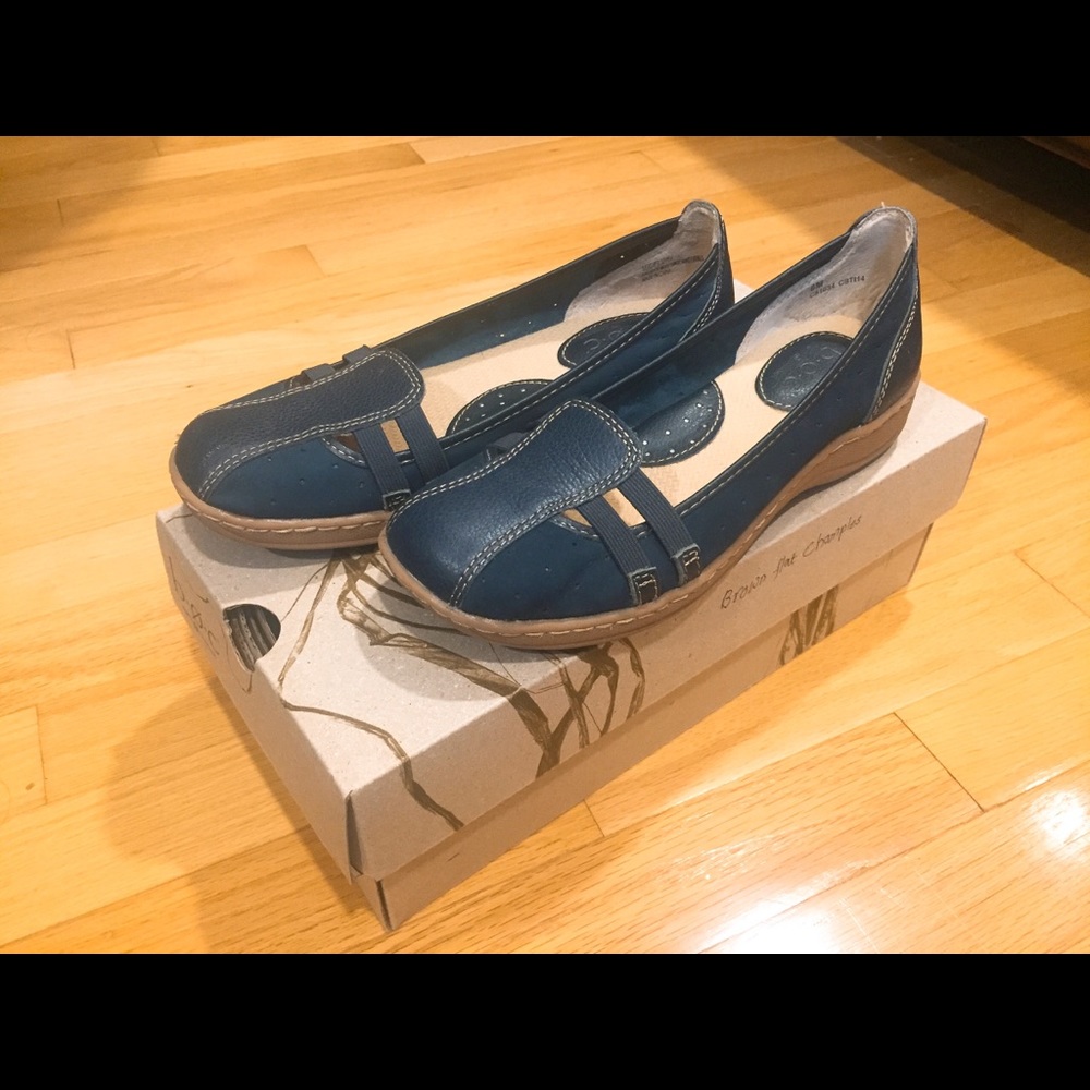 Worn Once! boc Born Concepts Maiken Leather Flats